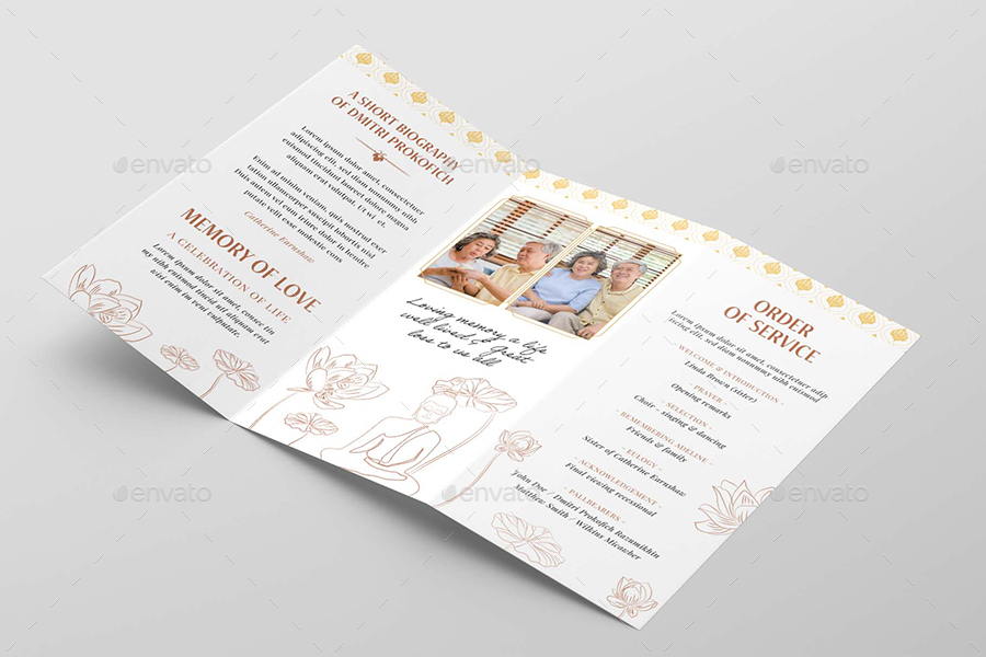 Thai Buddhist Funeral Template, Print Templates GraphicRiver